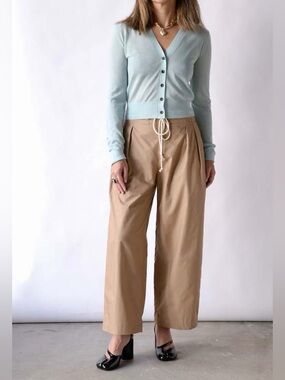 Maria McManus Drawstring Pants in Khaki